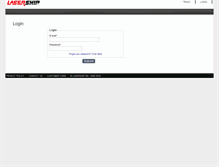 Tablet Screenshot of order.lasership.com
